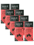 Rokit Pods | Organic Japanese Green Matcha & Cacao | Nespresso Coffee Machine Compatible Pods | Compostable Capsules | Instant Drink | No More Scooping, Whisking or Dust | 80 Pods Multipack Bundle