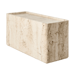 GUBI Pietra sidebord 30x80x40 cm Neutral white travertine