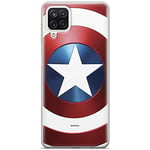 ERT GROUP mobile phone case for Samsung A12 / M12 original and officially Licensed Marvel pattern Captain America 025 optimally adapted to the shape of the mobile phone, case made of TPU