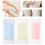 10Pcs Hair Removal Leg Body Face Wax Papers Depilatory Wax Strips(Blue) GF0