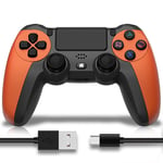 Manette De Jeu Sans Fil, Contrôleur, Pour Ps4, Bluetooth, Vibration, Orange