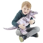 Sweety Toys 10936 Peluche Dinosaure 68 cm Gris/Violet Tyrannosaure