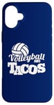 Coque pour iPhone 16 Plus Volleyball et Tacos Spike et Salsa Beach Volleyball Vibes