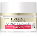 Eveline Cosmetics Platinum & Collagen fornyende creme-maske 70+ 50 ml