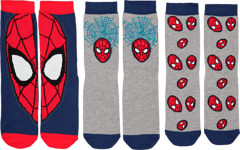 SPIDERMAN 3P SOCKS JR NAVY/RED 31-33