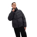 Ellesse Mens Padded Jacket Retro Winter 80s Helsinki Black Medium Logo