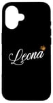 Coque pour iPhone 16 Leona Custom Name - Leona for Women Kids Toddlers