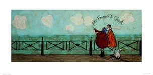 Sam Toft (Her Favourite Cloud II 50 x 100 cm Toile Imprimée