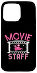 Coque pour iPhone 15 Pro Max Movie Staff Movie Night Binge Film Fan Cinema Watcher Movie