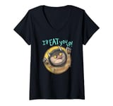 Womens Where the Wild Things Are Eat V-Neck T-Shirt