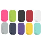 AWADUO Anti-Dust Plugs for Garmin Venu 2, 10 Pcs Colorful Silicone Charger Port Protector Caps for Garmin Venu 2/2s/Sq /Fenxi 5x/6x Plus(Silicone Colorful)