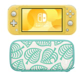 Nintendo Switch Lite (Yellow) & Switch Lite Carrying Case (Animal Crossing: New Horizons Edition) Bundle, Yellow