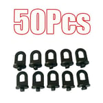 Lot de 50 clips de fixation en plastique pour serre