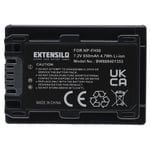 EXTENSILO Batterie compatible avec Sony Alpha DSLR-A330, DSLR-A330L, DSLR-A330Y appareil photo, reflex numérique (650mAh, 7,2V, Li-ion, noir)