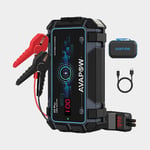 AVAPOW Starthjälp / startbooster Avapow Jumpstarter A9 Plus, 12 V, 2000 A, för bensinmotor upp till 8 liter dieselmotor 6.5