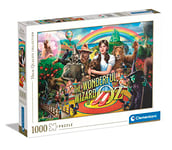 Clementoni - Le Magicien d'Oz - Puzzle de 1000 Pièces - Jeu de Patience et de Réflexion - Format Paysage - Image Net - 70 x 50 Cm - À Partir de 10 Ans