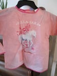 BLOUSE/TABLIER ACTIVITES MANUELLES 3 ANS BELLA SARA CHEVAL ROSE