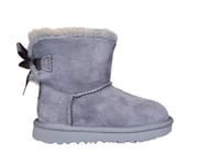 UGG Junior Bottines Mini Bailey Bow II Bottes De Fille à Noeud Gris