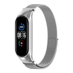 Milanese Loop Armband Xiaomi Mi Band 5/6 Silver