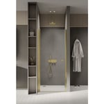 Otitec - Porte de douche pivotante 70 cm doré cuba gold - doré