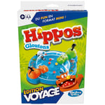 Hasbro Gaming Jeu Hippos gloutons édition Voyage, Jeu Portable pour 2 Joueurs, Jeu de Voyage pour Enfants, inclut 2 hippopotames