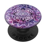 Purple Mandala Pop Mount Socket Cute Designed Divine Mandala PopSockets PopGrip: Swappable Grip for Phones & Tablets PopSockets Adhesive PopGrip