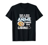 Foodie Movie Fan Just a Boy Who Loves Anime Ramen And Gaming T-Shirt