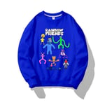 Roblox Rainbow Friends Pullover Varm tröja Rainbow Friends Printed kläder Barn Pullover Blå Z 120cm