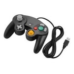 Manette Pad Joystick GameCube USB Pour Switch, PC, Linux & Mac - Rétro - Noir