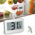 Waterproof Digital LCD Fridge Freezer Thermometer Wireless With Hanging Hook New