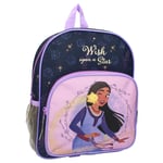 Backpack Disney Wish upon a Star Asha 29x23x8cm Violet Black School Nursey Sport