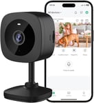 aidowocam WiFi Security Camera, 2K Pet Camera,Baby Monitor with Camera and Night Vision,Cameras House Security with app for Elder/Dog/Indoor,Two-Way Audio,Motion Detection