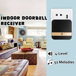 Dingdong Chime Ring Door Bell Receiver Indoor Bell Wireless WiFi Doorbell