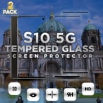 2 Pack Samsung Galaxy S10 5G -Härdat glas 9H –Super kvalitet 3D