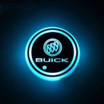 LED-bilfärgad lysande vattenkopp halkfri dyna automatisk induktionsdekorativ stämningsbelysning - Buick färgglada modeller - enkelpack