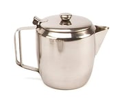 Price Crunchers Stainless Steel Catering Cafe Teapot Infuser Herbal Leaf Cup Stump Spout Life English Traditional Yorkshire Tea 2 CUP 3 CUP 4 CUP 6 CUP 8 CUP 12 CUP