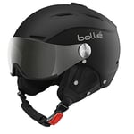 Bollé - BACKLINE VISOR Black Silver Matte - Silver Gun M 56-58cm, Ski Helmet, Medium, Unisex Adult