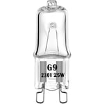 Lot de 4 Ampoule halogène G9 Pour Four Oven 25W 230V Ampoule à Tolérance de 300°C [Classe énergétique G]