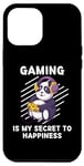 Coque pour iPhone 12 Pro Max Le jeu Kawaii Panda est mon secret pour trouver le bonheur