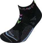 Lorpen Woman T3 Ultra Light Mini Ankle Socks Black Size S - UK Size 2.5-5