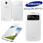 GENUINE Samsung Galaxy S4 Premium S View i9500 Original Flip Cover Case | White