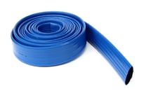 Soditecc - Tuyau plastique bleu plat de refoulement Ø76, le mètre