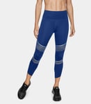 Women's Under Armour Breathelux Metallic Compression Crop Capris 1305440-574 S