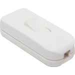 Interrupteur pour lampe - 2 A - blanc - vrac