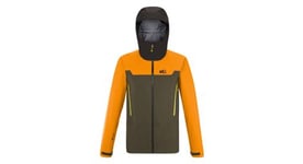 Veste impermeable millet kamet light homme orange