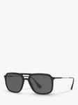 Prada PR 06VS Men's Square Sunglasses, Black/Grey