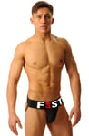 M&K Fist Logo Jock Black M