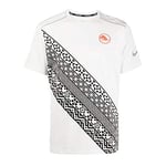 Nike Nk Df Miler SS Top Ekiden T-Shirt - Summit White/(Hyper Crimson), M