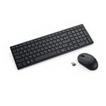 DELL KM555 keyboard Mouse included Universal RF Wireless + Bluetooth QWERTY U...