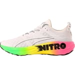 Puma ForeverRun Nitro Mens Running Shoes White Support Cushioned Sports Trainers